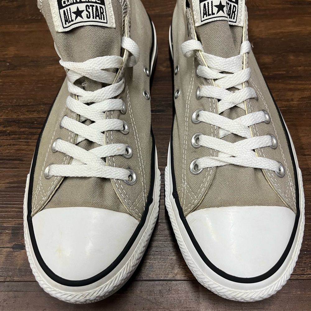 Converse Unisex Ox Athletic Shoes Beige 130128F Low Top Sneakers M 9 W 11